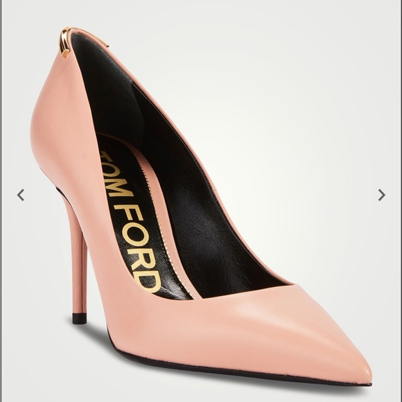 Tom Ford iconic T Leather pumps - Picture 2 of 4
